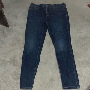 Dark Wash Straight Leg Jeans